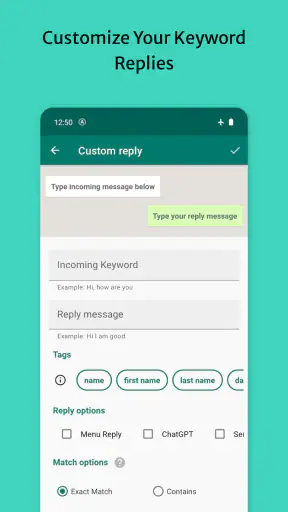 Whatauto - Auto Reply screenshot