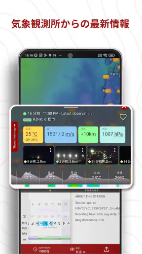 Windy.com - 天気予報 screenshot