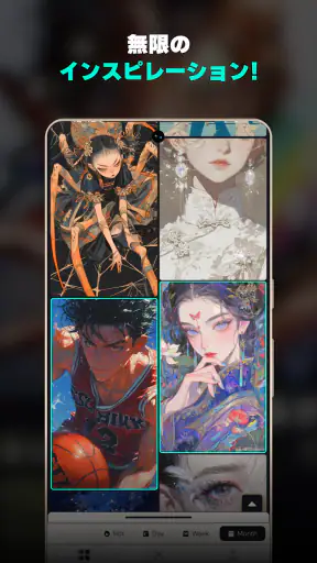 にじジャーニー - AI アニメアート screenshot