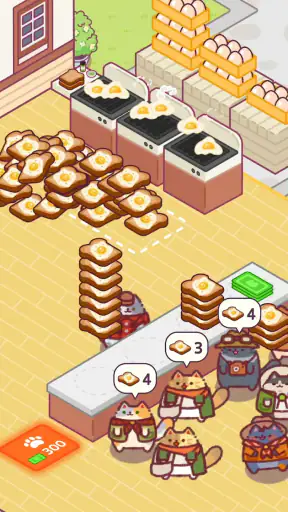 ねこのキッチン: かわいい料理ゲーム screenshot
