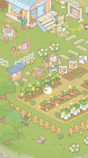 ねこマージガーデン：猫のゲーム・放置ゲーム screenshot