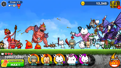 ぼくとネコ：ねこ（猫）が攻めるタワーディフェンスゲーム/TD screenshot