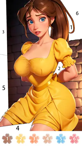 アダルトセクシー塗り絵ゲーム screenshot