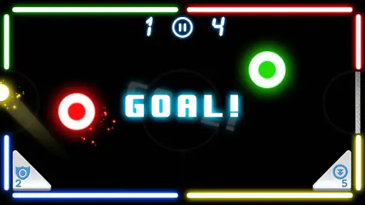 エアホッケーチャレンジ screenshot