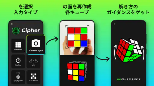 キューブソルバー - Cube Cipher screenshot