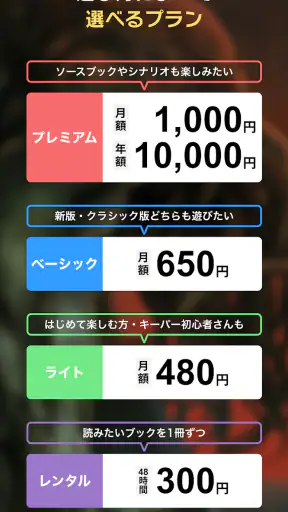 クトゥルフ神話TRPG ルールブックPLUS screenshot