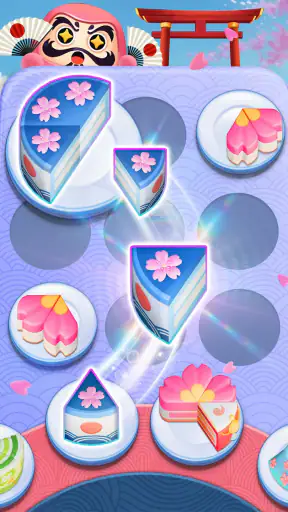 ケーキソート - カラーソートとマージパズルゲーム screenshot