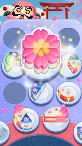 ケーキソート - カラーソートとマージパズルゲーム screenshot