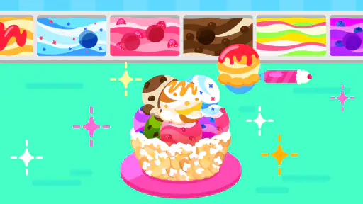 ココビとアイスクリームトラック-デザート、お店、キッズゲーム screenshot