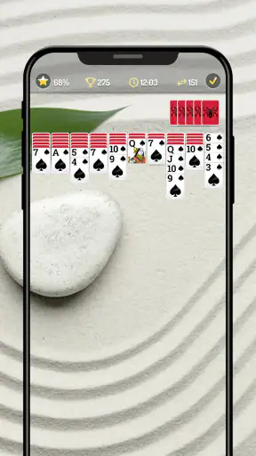 スパイダーソリティ Solitaire アカードゲーム screenshot