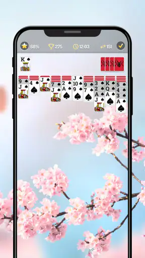 スパイダーソリティ Solitaire アカードゲーム screenshot