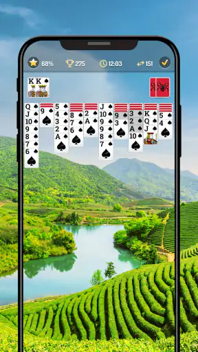 スパイダーソリティ Solitaire アカードゲーム screenshot