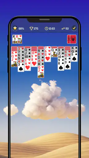 スパイダーソリティ Solitaire アカードゲーム screenshot