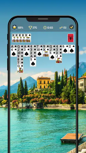 スパイダーソリティ Solitaire アカードゲーム screenshot