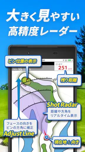 スマートゴルフナビ　ＧＰＳゴルフナビスマートウォッチ利用可能 screenshot