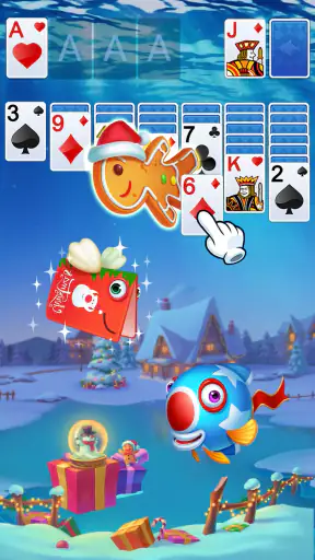 ソリティアアクアリウム screenshot