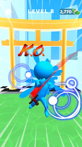 ソードプレイ！3D忍者が駆け抜け斬りまくる screenshot