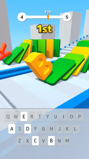 タイプスピン: 文字回転ランゲーム screenshot