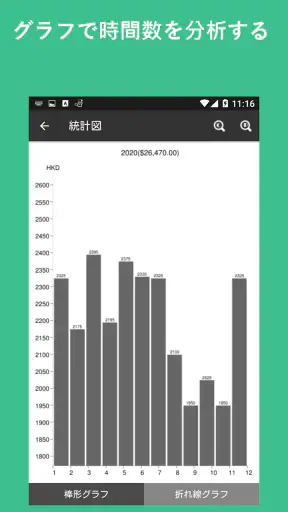 タイムシート - タイムカード - 勤務時間 - 業務日誌 screenshot