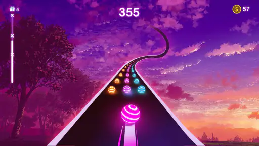 ダンシングロード: 音ボールゲー! screenshot