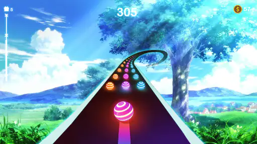 ダンシングロード: 音ボールゲー! screenshot