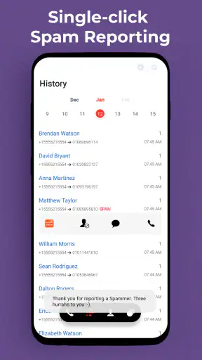 トーク：ダイヤラ、電話をかける、スパムと戦う、リマインダー screenshot