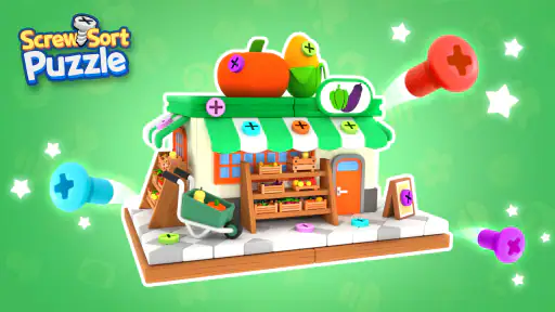 ネジマッチ: Screw Sort 3D ネジパズル ボルト screenshot