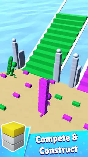 ブリッジレース (Bridge Race) screenshot