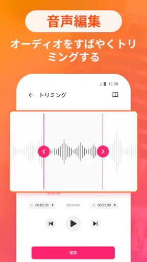 ボイスメモとボイスレコーダー：高効率録音アプリケーション screenshot