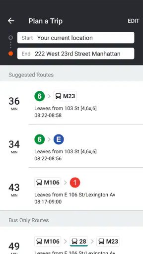 ムービット(Moovit):リアルタイムの交通時刻プランナー screenshot