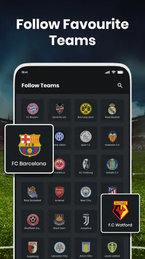 ライブスコア :  試合のリマインダー screenshot