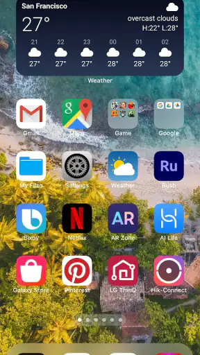 ランチャー iOS 17 Lite screenshot