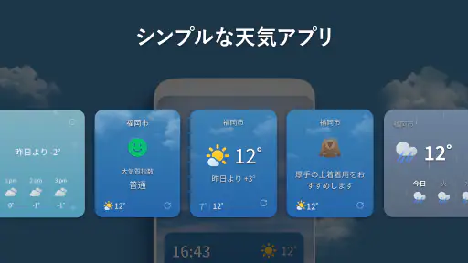 初画面天気- 予報 screenshot