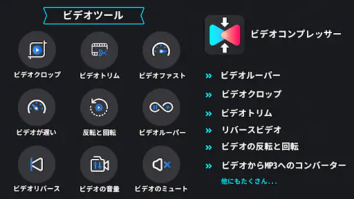 動画圧縮: 動画 圧縮:ビデオ圧縮 まで サイズを縮小する screenshot