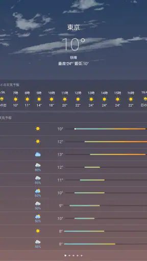 天気 screenshot
