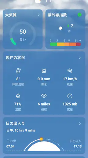 天気 - リアルタイムの天気 screenshot