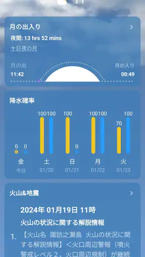 天気 - リアルタイムの天気 screenshot