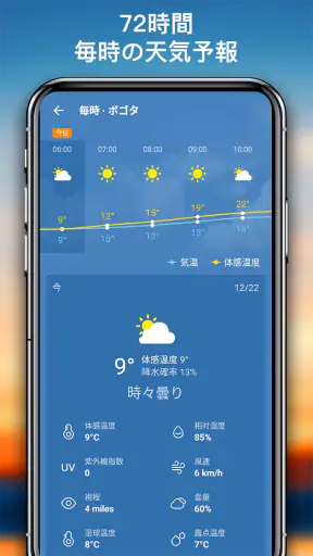 天気予報 (てんきよほう)、天気アプリ screenshot