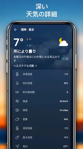 天気予報 (てんきよほう)、天気アプリ screenshot