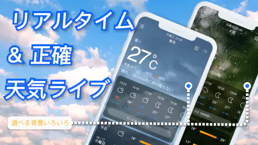 天気予報 - ライブレーダー、ウィジェット screenshot