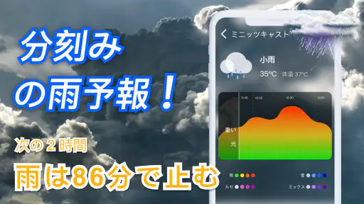天気予報 - ライブレーダー、ウィジェット screenshot