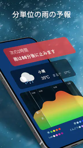 天気予報 - 台風警報、ライブレーダー、ウィジェット screenshot