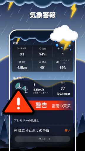天気予報＆気象レーダー screenshot
