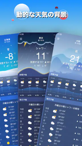 天気予報＆気象レーダー screenshot