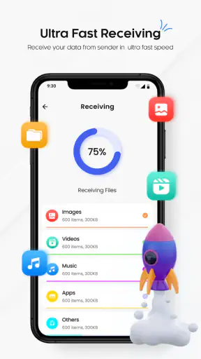 携帯電話の転送 私のデータをコピー screenshot