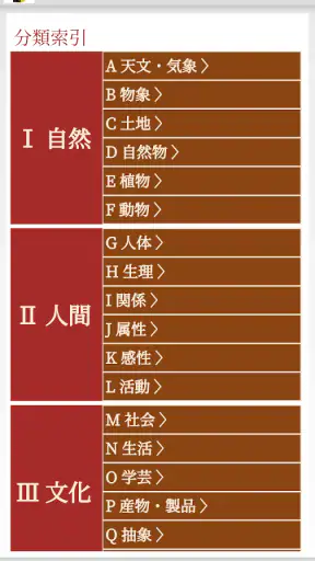新明解類語辞典 screenshot