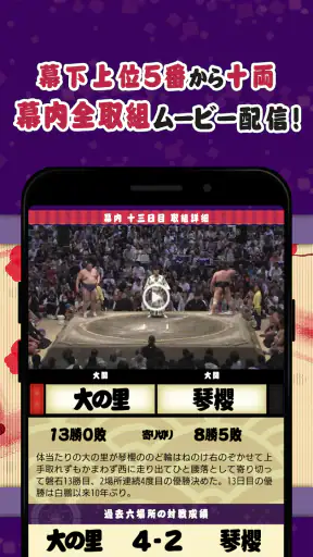 日本相撲協会公式アプリ｢大相撲｣ screenshot