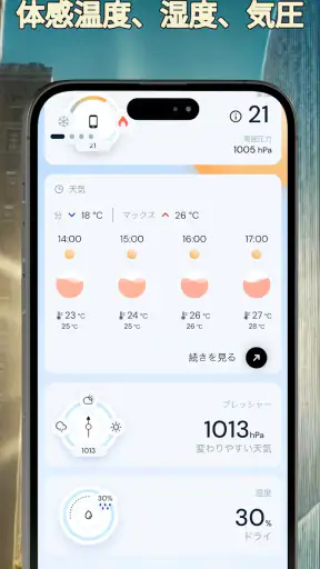 正確な室温計 screenshot
