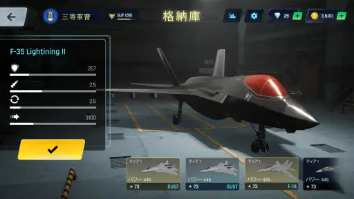 空の戦士：戦闘機での戦闘ゲーム screenshot