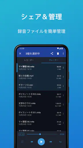 簡単ボイスレコーダー screenshot